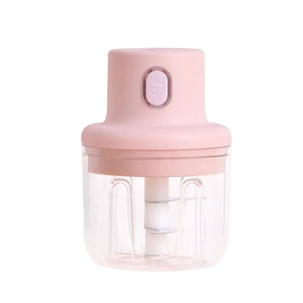 250ml Pink Usb Wireless Electric Garlic & Meat Masher 