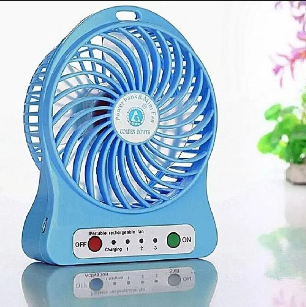 Portable Mini Fan - Fast Charging, 1 Pc Rechargeable Fan 