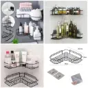 Durable Black Stainless Steel Laundry Stand – 1 Pc Organizer for Efficient Drying