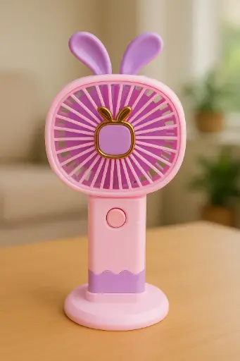 Classic Handheld Mini Fan – Rechargeable & Pocket-Sized