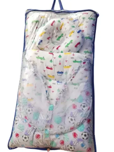 Newborn Infant Baby sleeping Bag Carrier With Head Pillow.