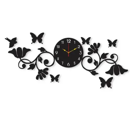 Butterfly Analogue Wall Clock 