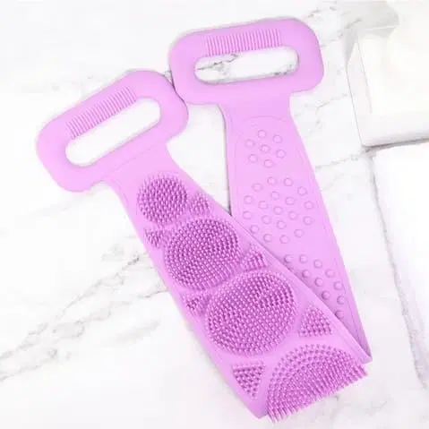 Double Side Bath Belt And Scrubber 