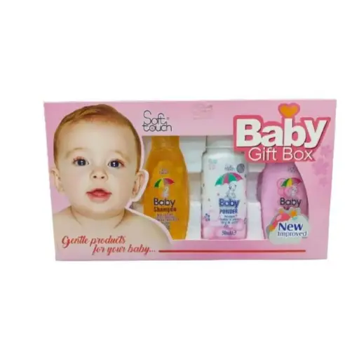Pack Of 4 Soft Touch Baby Gift Box 