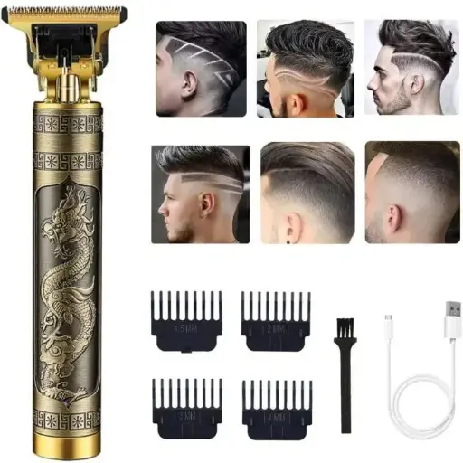 Men's Vintage T9 Professional Hair Trimmer and Clipper (Plastic Body)