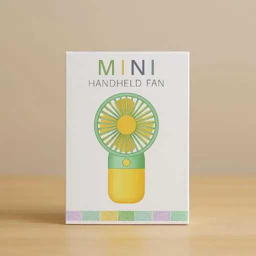 Portable Handheld Mini Fan – Rechargeable & Powerful Breeze
